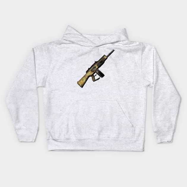 AA12 Shotgun Kids Hoodie by TortillaChief